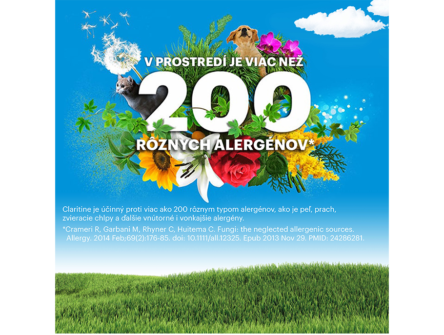 Claritine 200 alergénov