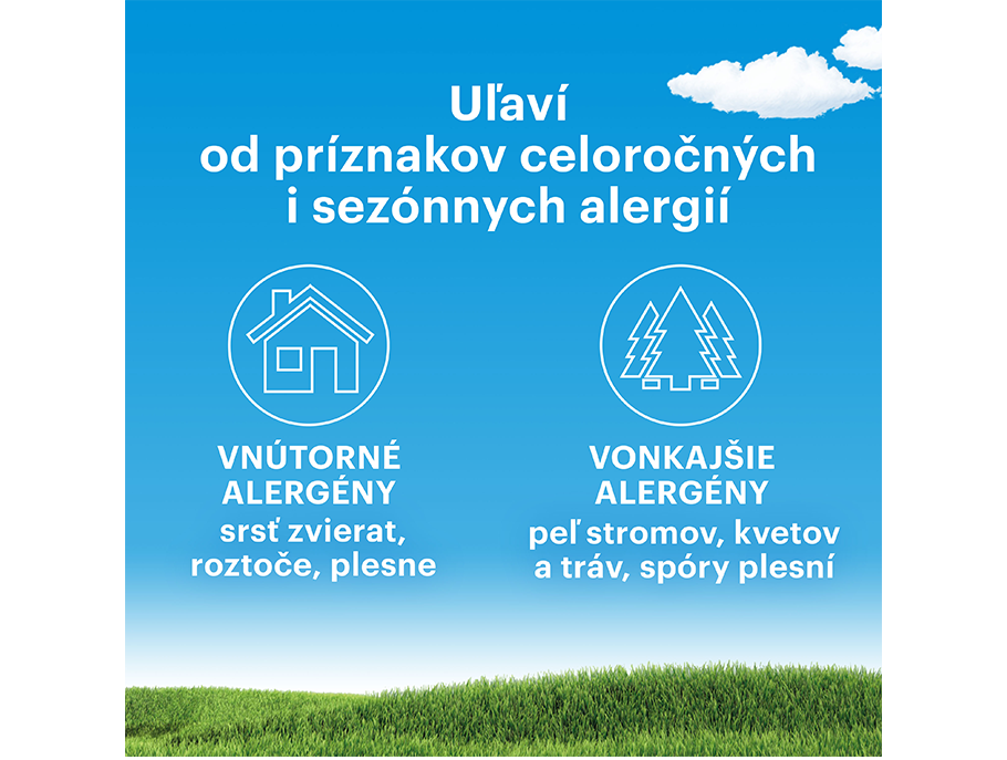 Claritine uľaví od príznakov celoročných i sezónnych alergií 